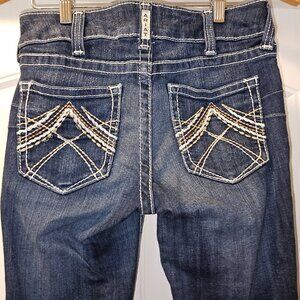 Ariat R.E.A.L. Low Rise Stretch Rosy Whipstitch Boot Cut Jean - Size 28L